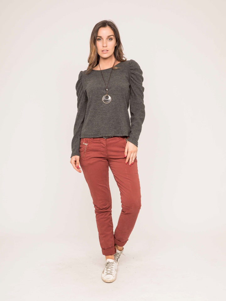 Pantalon chino slim ELLEN
