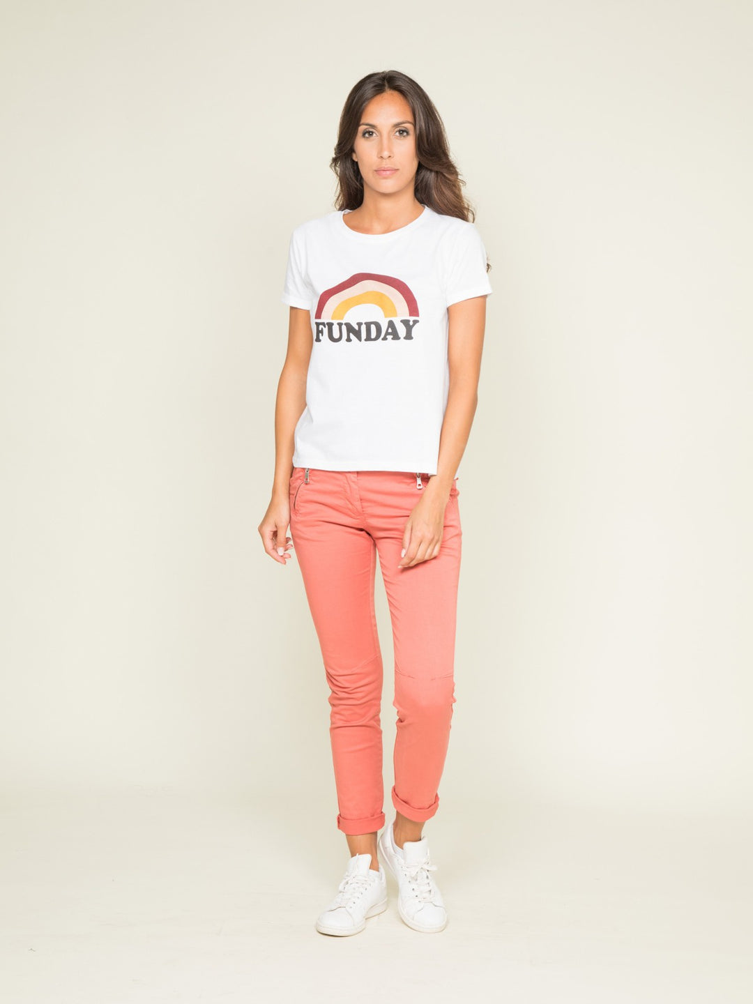 Pantalon chino slim ELLEN