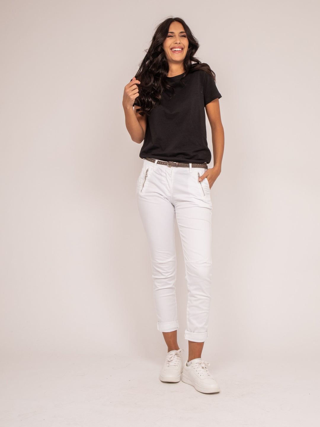 Pantalon chino slim ELLEN