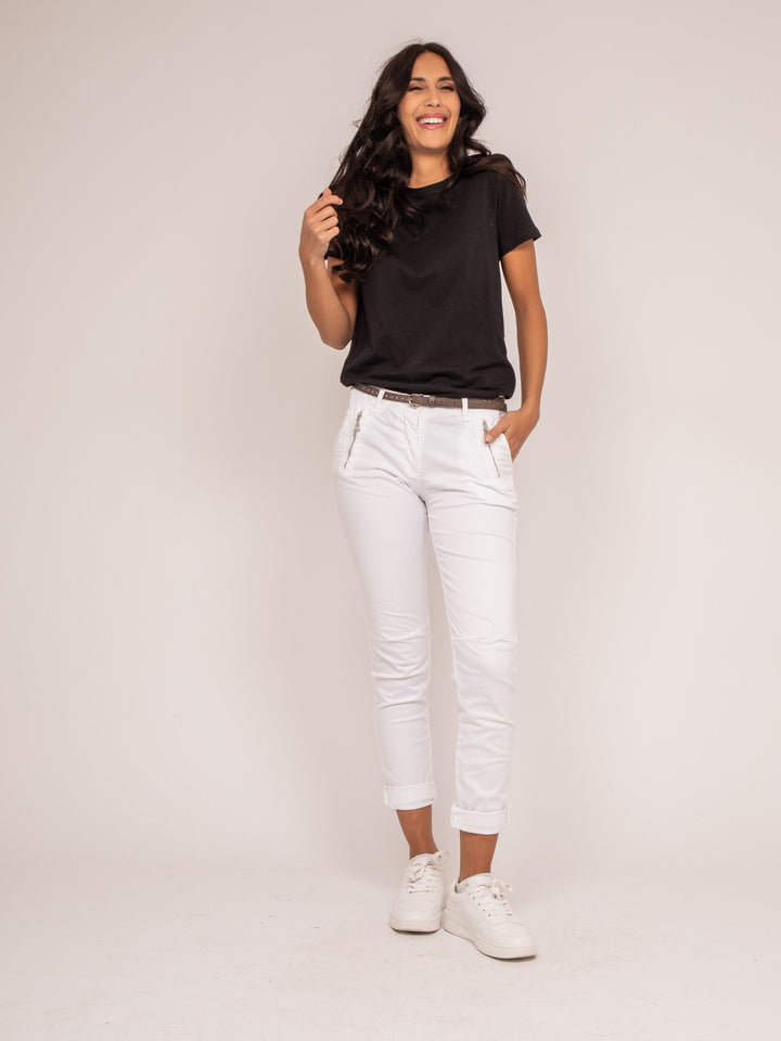 Pantalon chino slim ELLEN