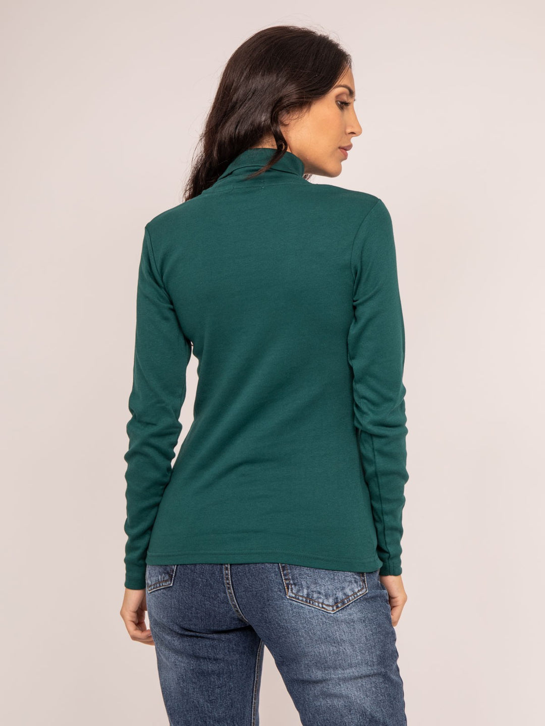 Sous pull col roulé pur coton peigné FUSEE