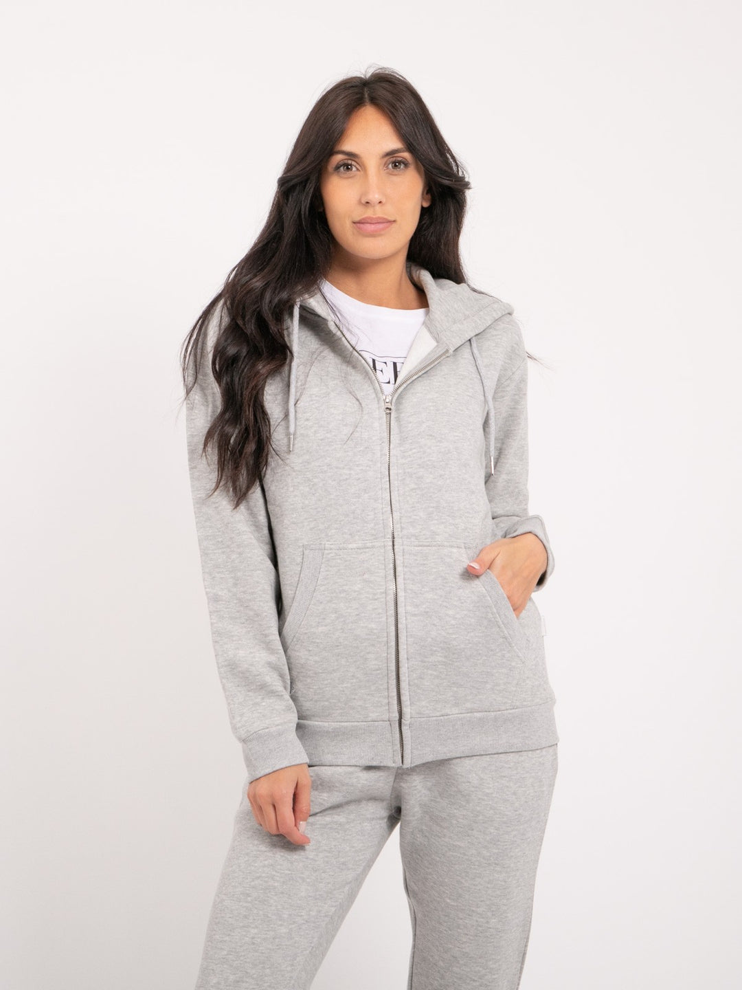 Sweat zippé capuche YVELINE