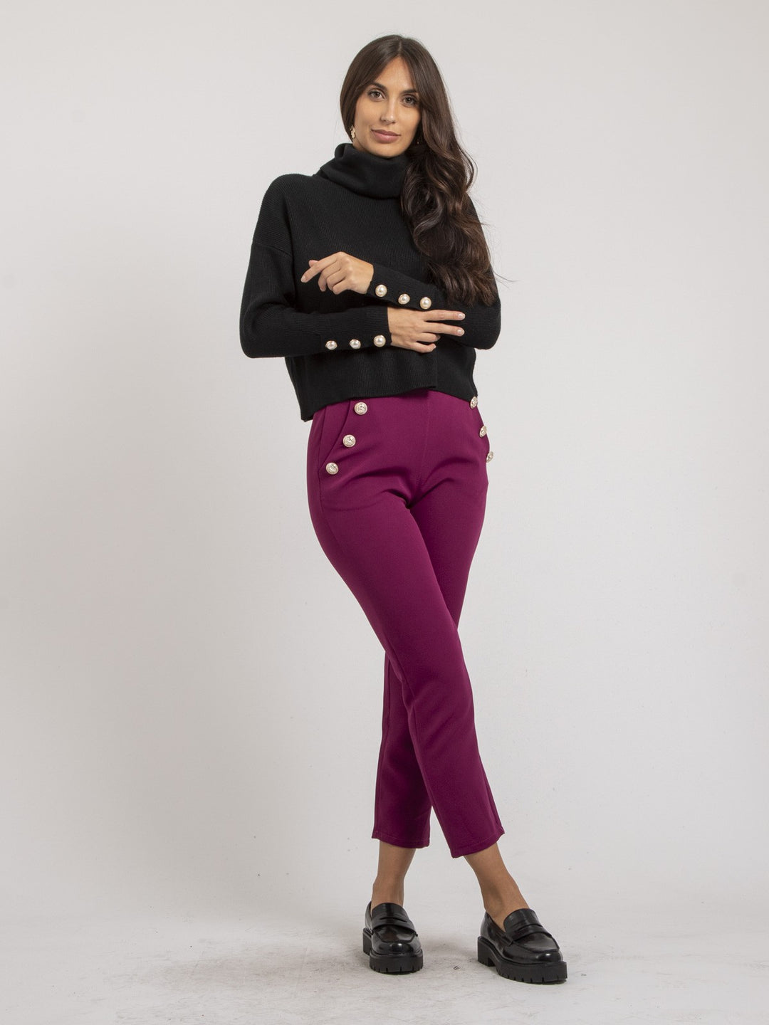 Pull col roulé KADY