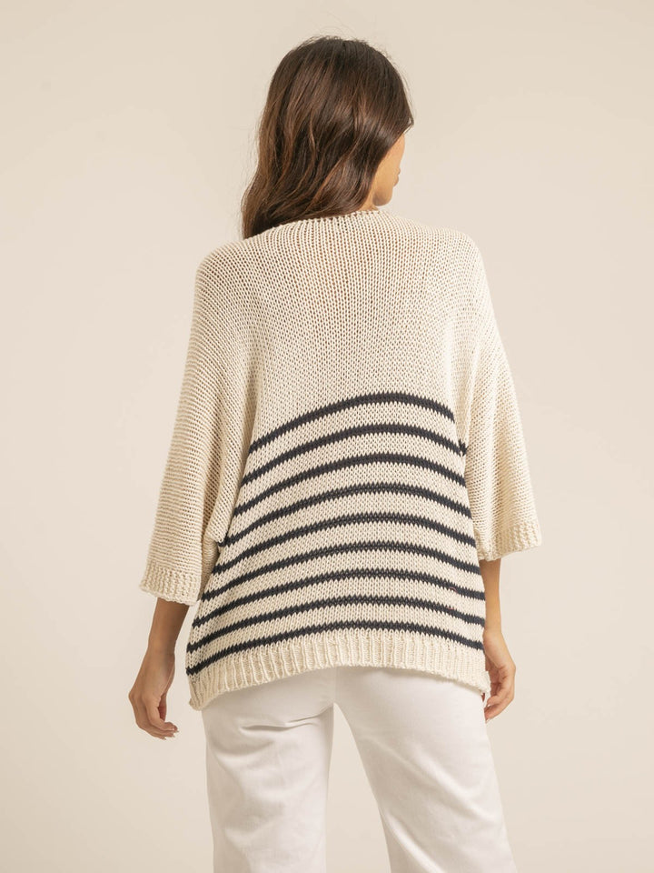 Pull oversize rayures KADELIA