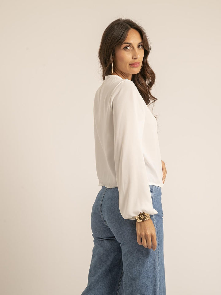 Chemise avec volant ODILE