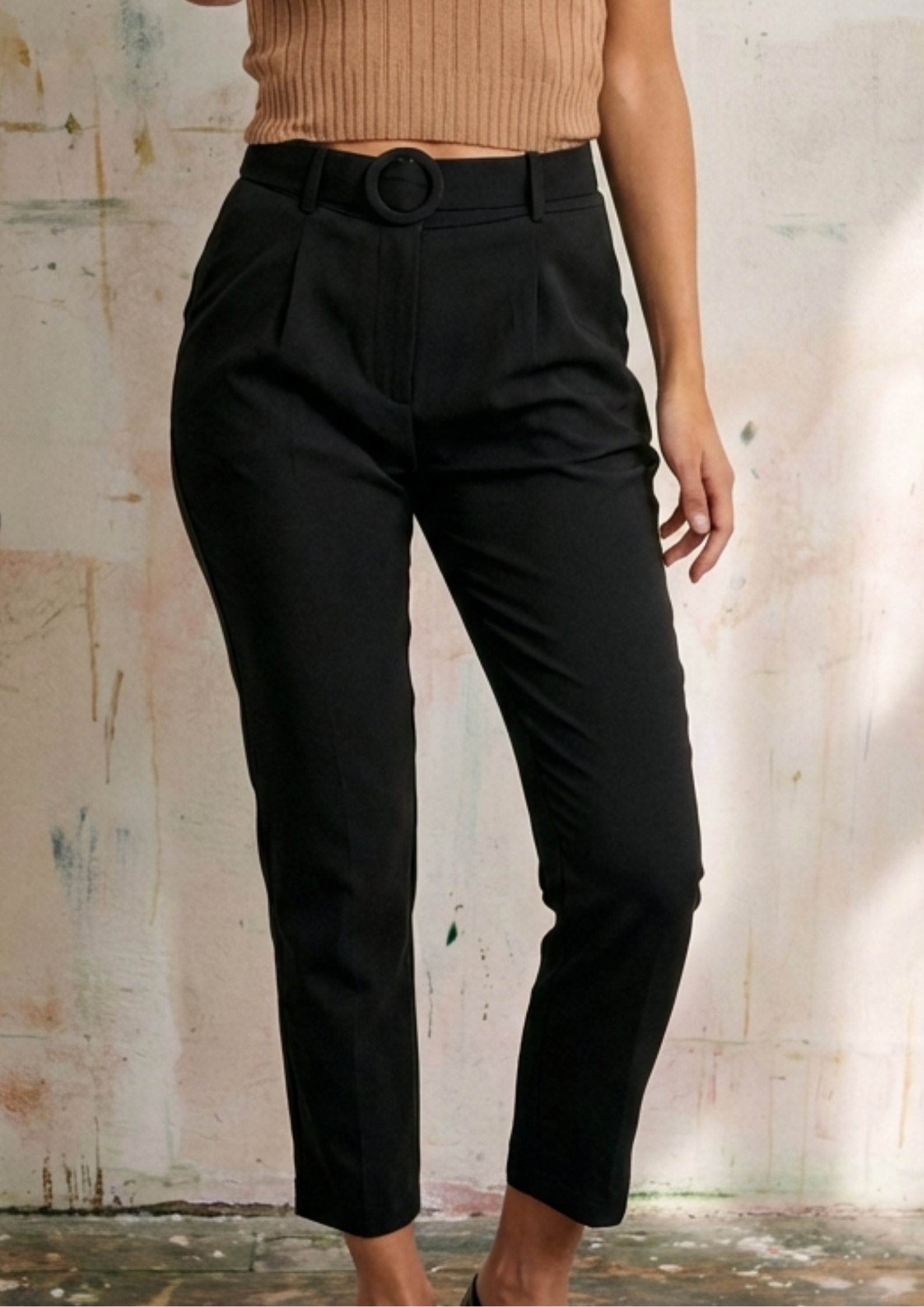 Pantalon avec ceinture EMILIAN