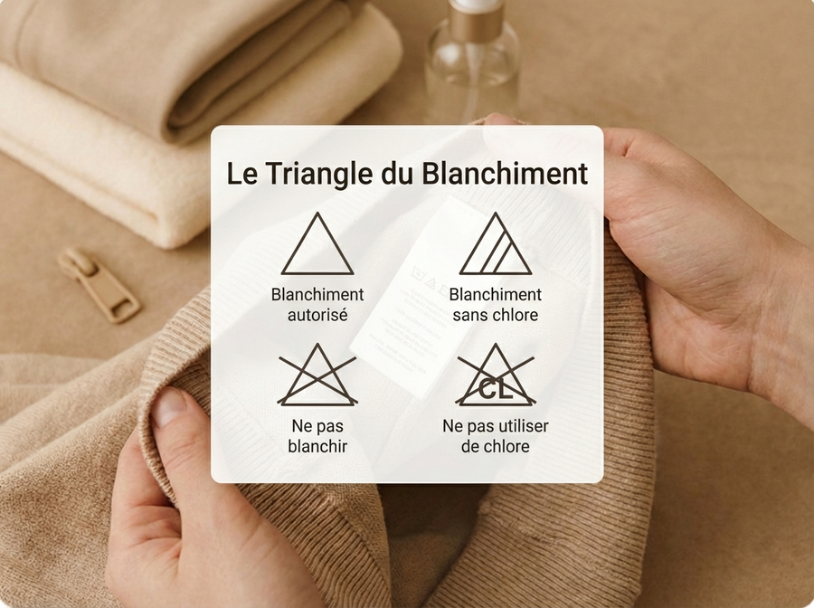 Le Triangle du Blanchiment : Le Symbole Que Personne Ne Regarde.