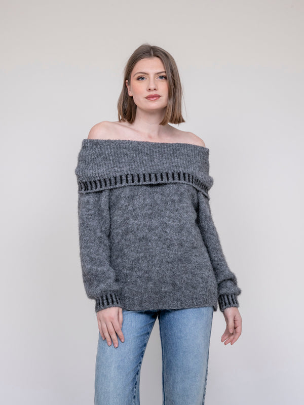 Pull col bardot KERVELLA