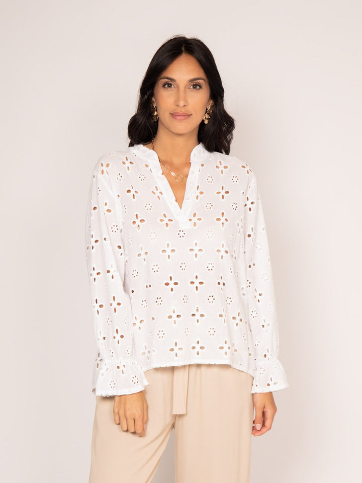Blouse broderies anglaises FARNELL