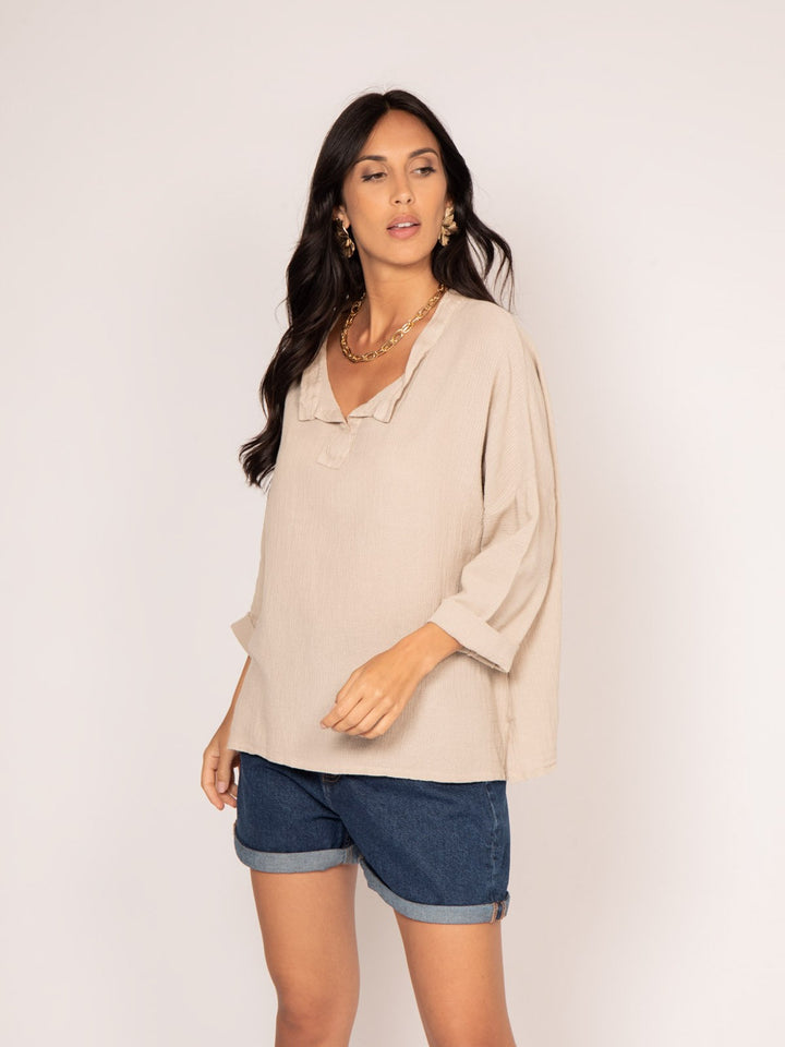 Blouse manches 3/4 FIORETA