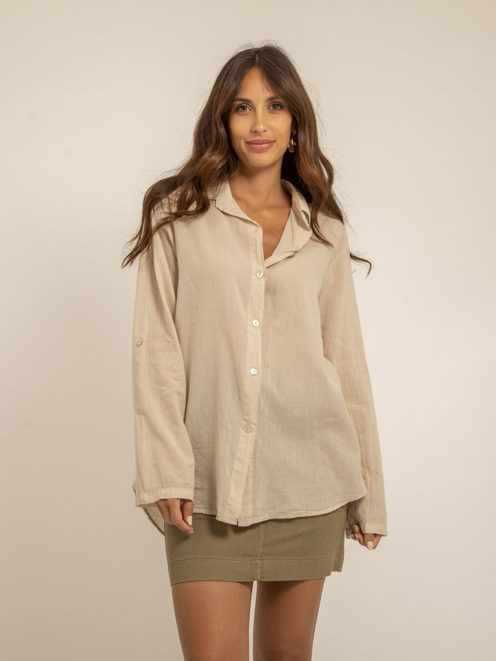 Chemise manches longues coton ORINE