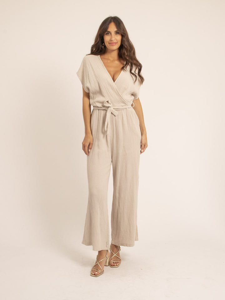 Combi pantalon gaze de coton EROLIE