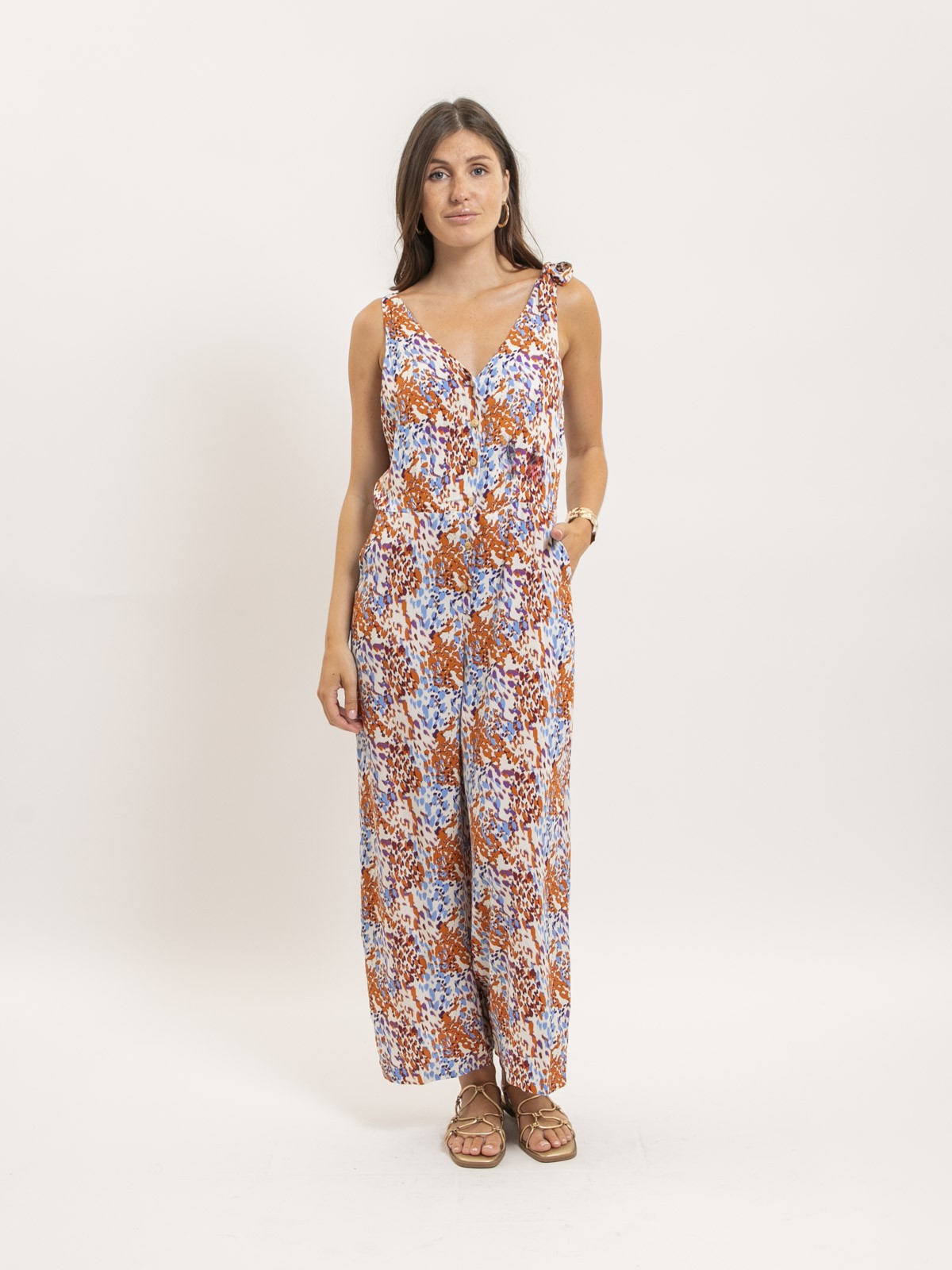 Combinaison pantalon motifs ERMANIA