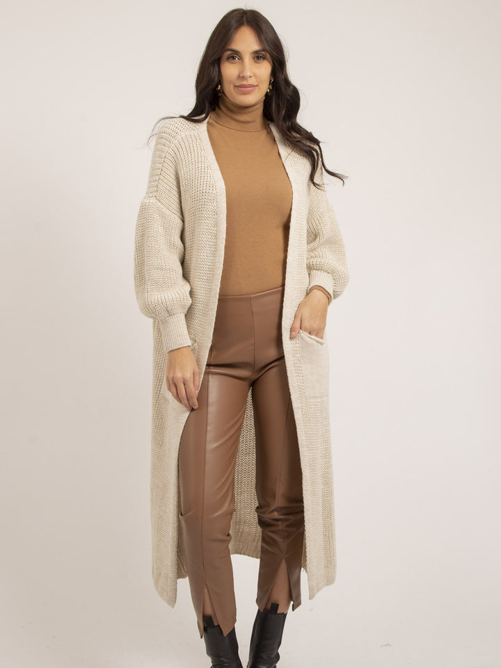 Gilet long ouvert KORFA
