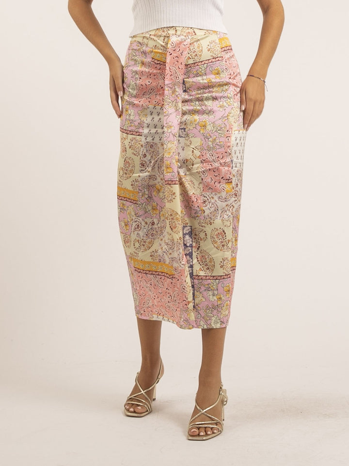 Jupe longue motifs XAENI