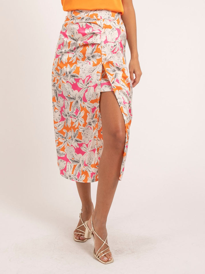 Jupe midi motifs XAMA