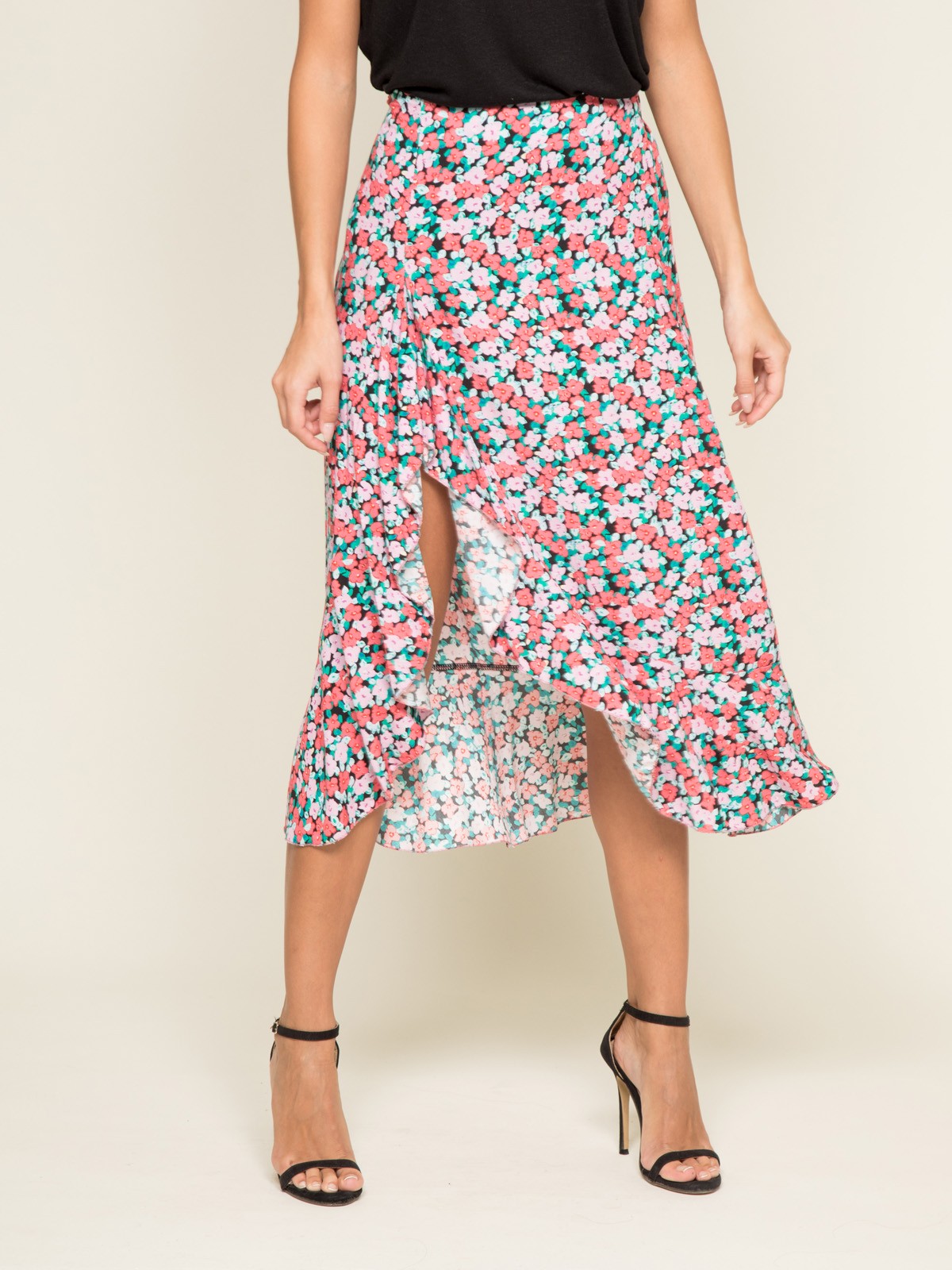 Jupe midi motifs XILAND