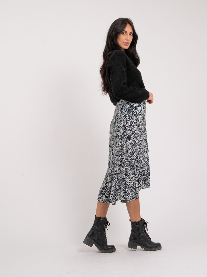 Jupe midi motifs XISSA