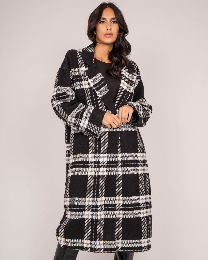 Manteau carreaux URENO