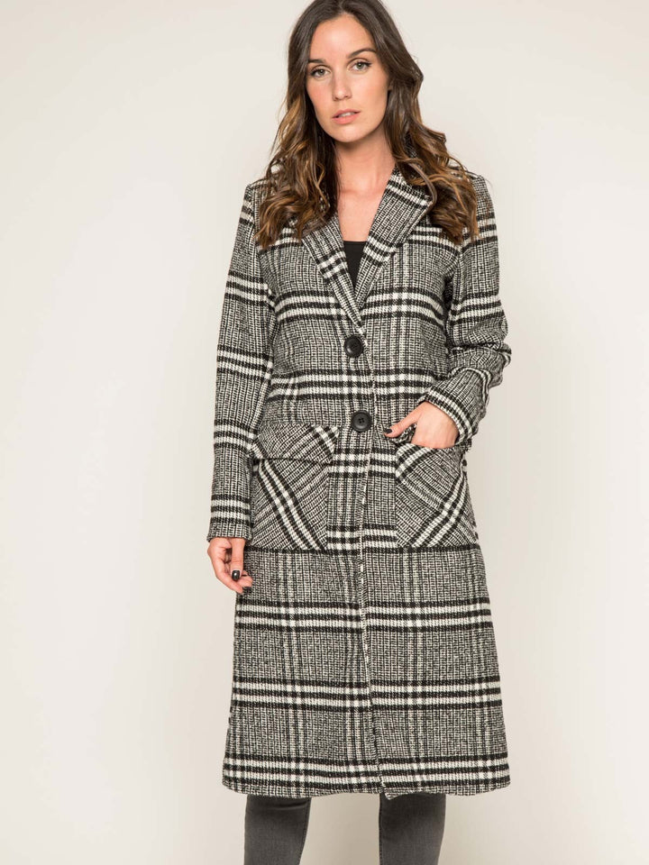 Manteau pardessus jacquard UTAWA