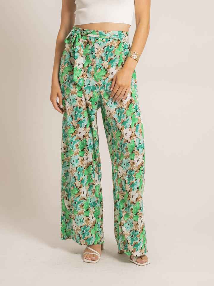 Pantalon fluide motifs ENISTA