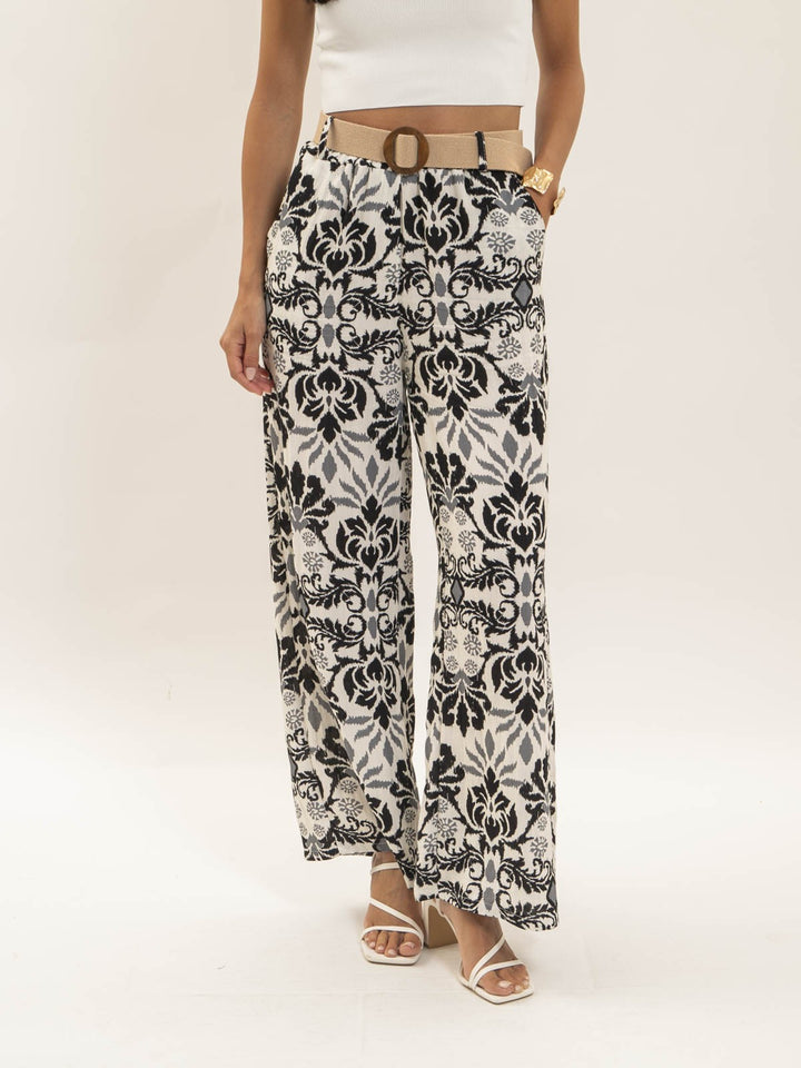 Pantalon fluide motifs ETOBIA