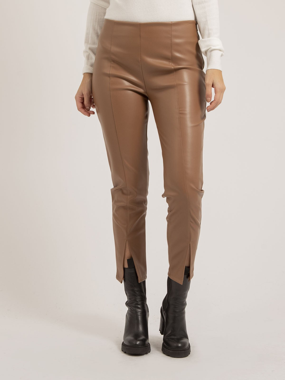 Pantalon legging simili cuir ELENA