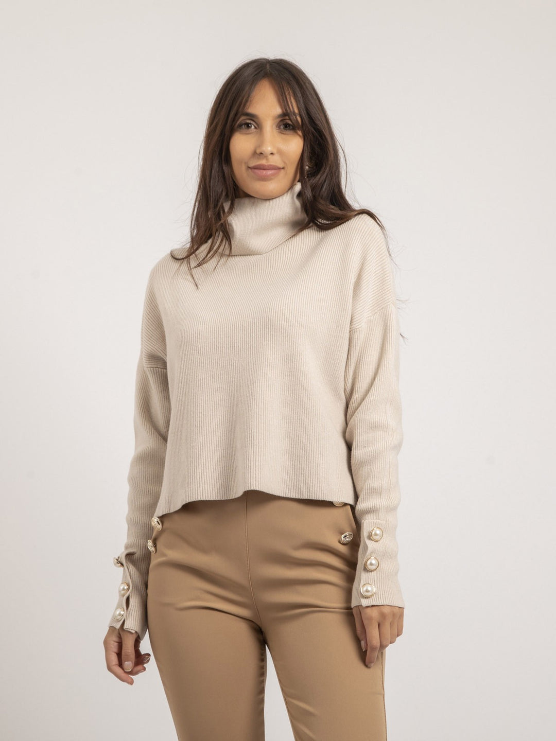 Pull col roulé KADY