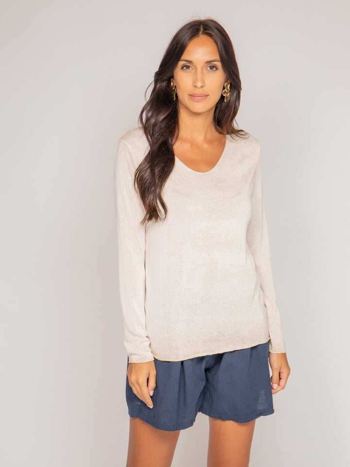Pull fin col rond FREDO