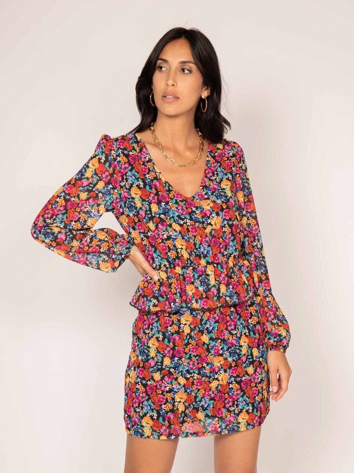 Robe courte motifs IMKIE