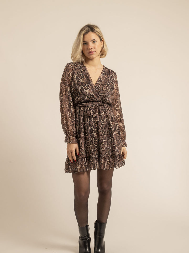 Robe courte motifs ISALTA