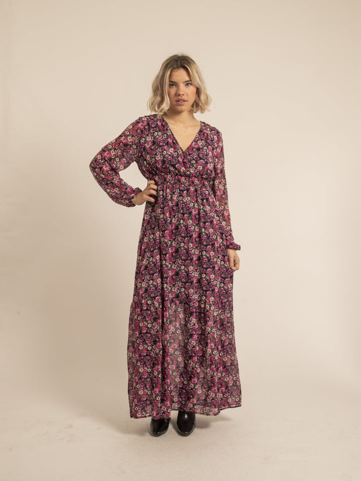 Robe longue à motifs IGNACIA