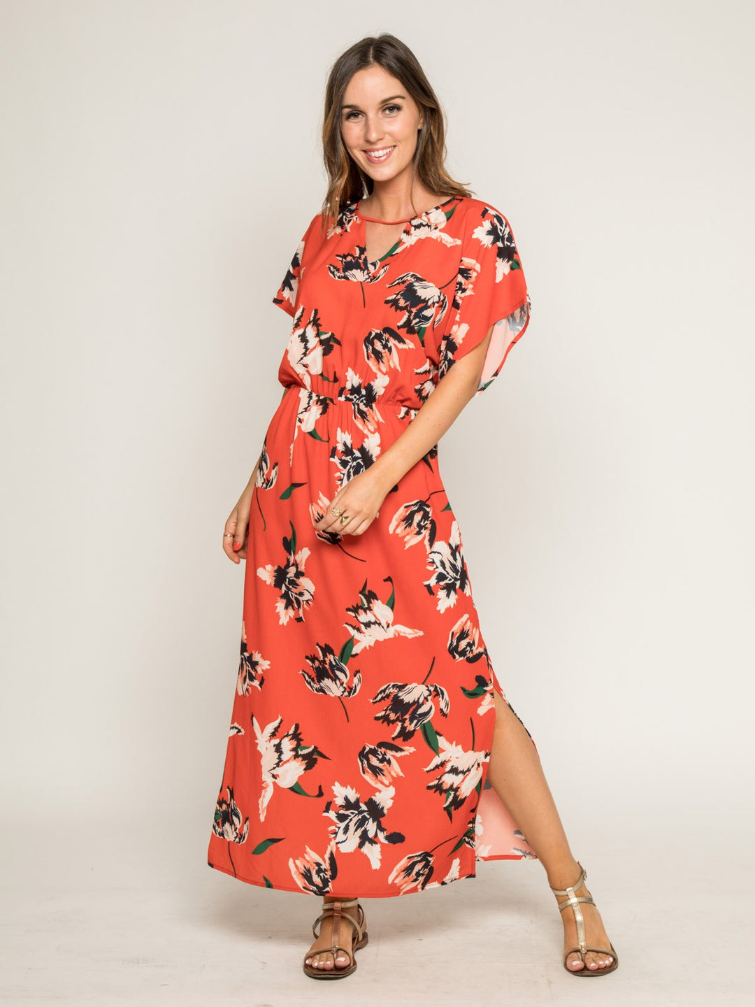 robe-longue-imprimee-ichino