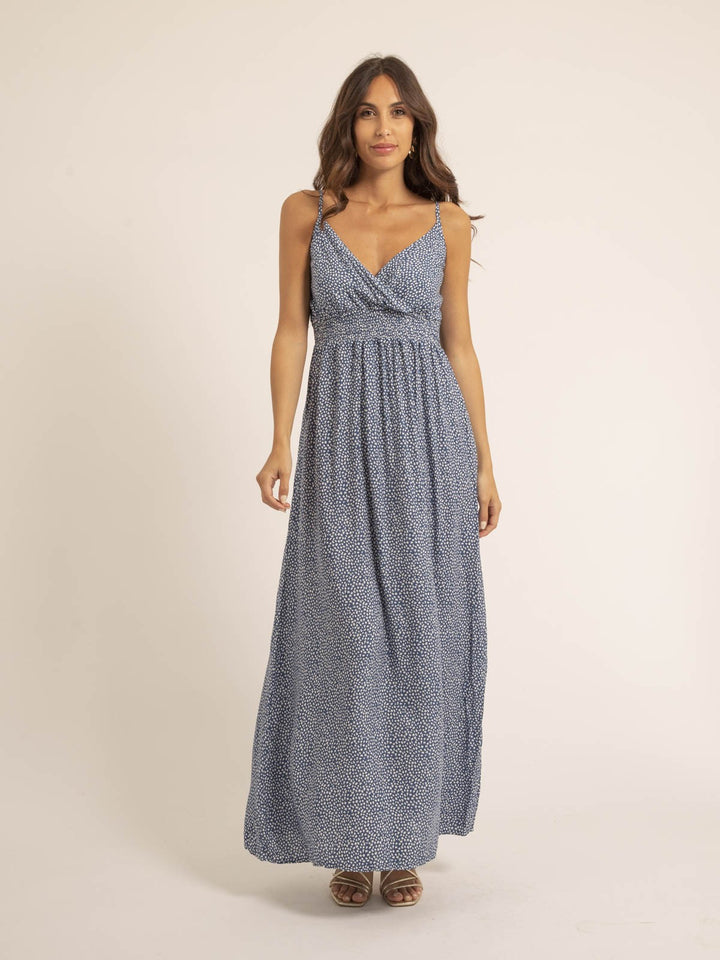 Robe longue motifs IBALMIE