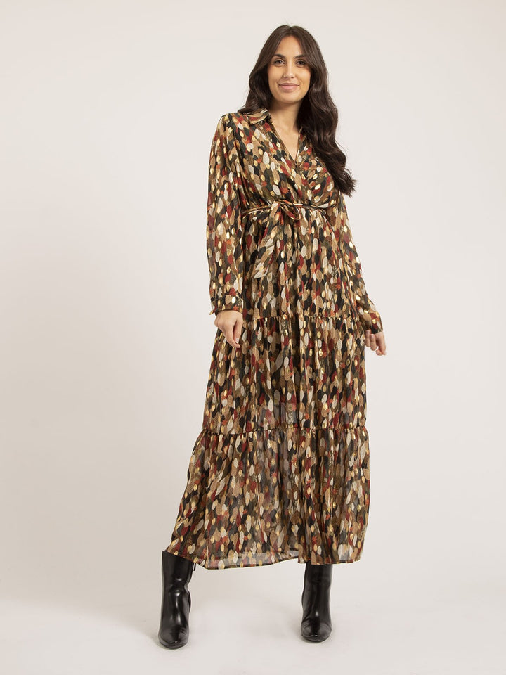 Robe longue motifs IDETTA