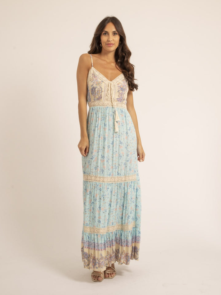 Robe longue motifs IMALIKA