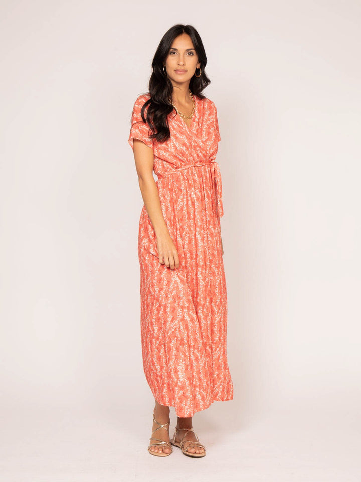 Robe longue motifs INOX