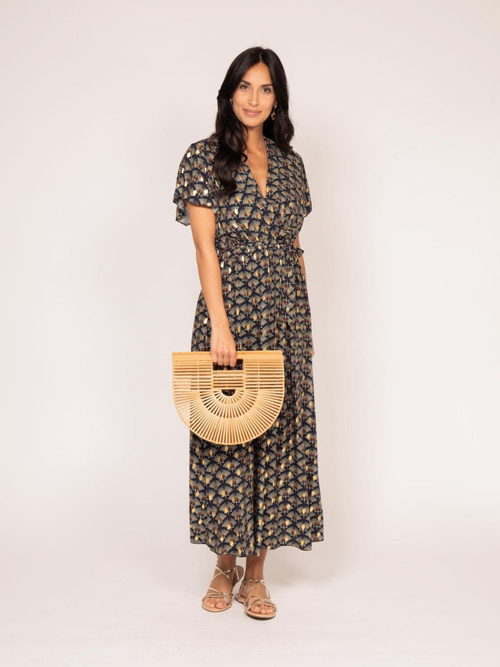 Robe longue motifs IRABO