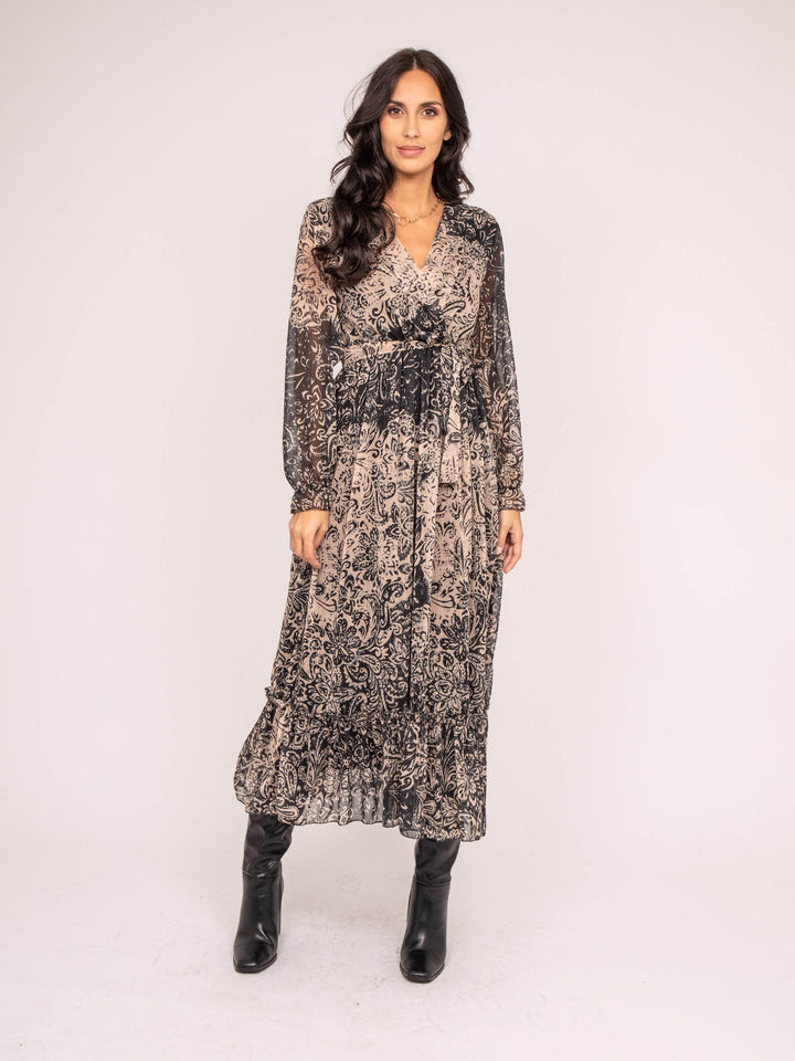 Robe longue motifs IVIK