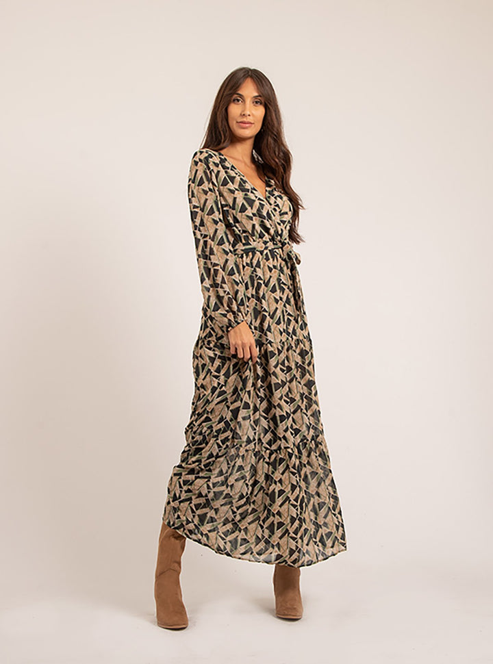 Robe longue motifs IVINA