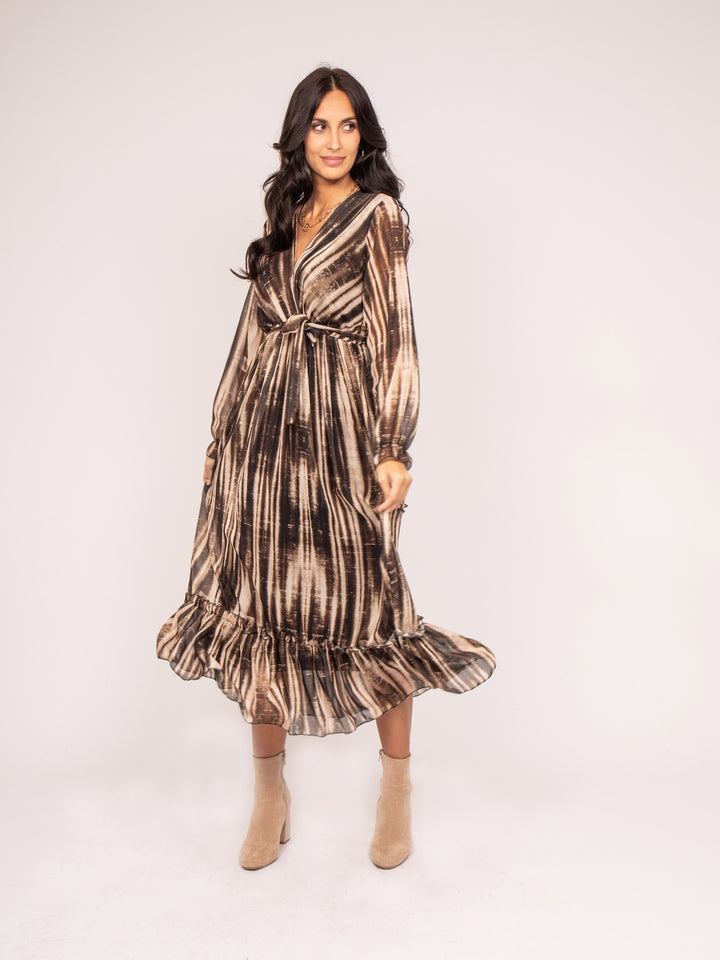 Robe longue motifs IZAN