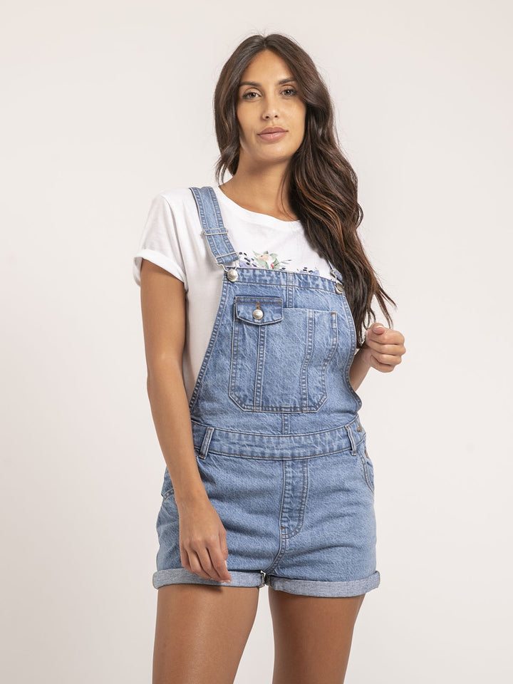 Salopette short en denim XORTA