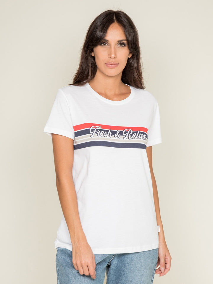 T-shirt col rond message FRAMONT