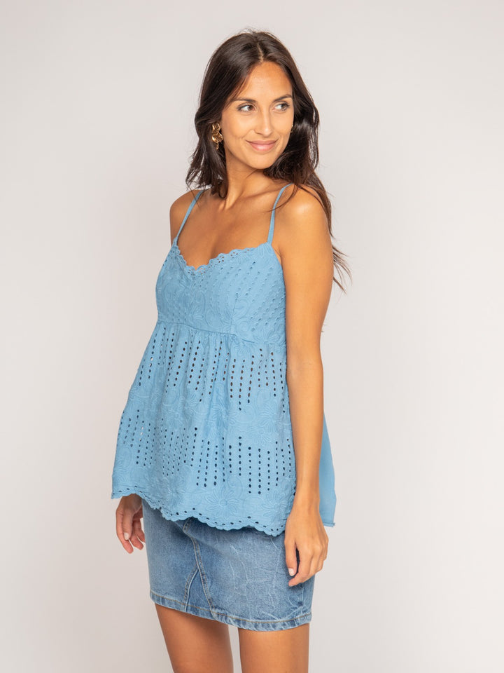 Top broderies anglaises FEVE