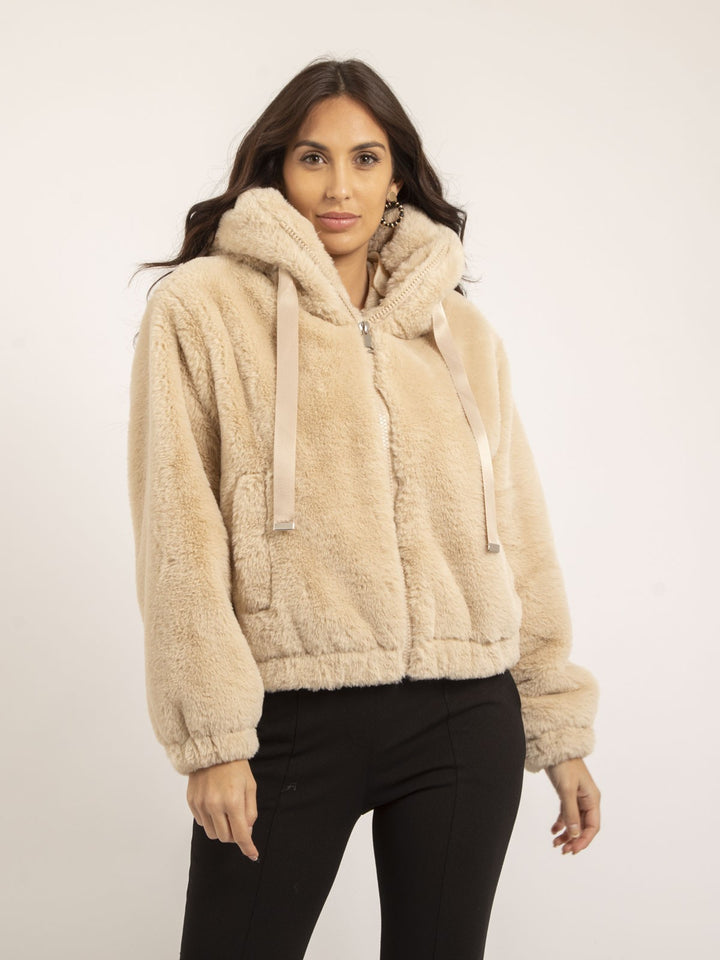 Veste courte capuche UBANIE