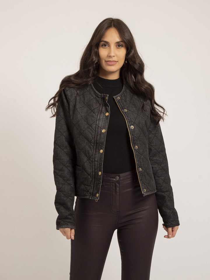Veste en jean matelassée UMANI